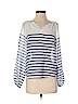 Vince Camuto Blue Long Sleeve Blouse Size XXS - photo 1