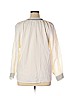 Old Navy 100% Cotton Ivory Long Sleeve Blouse Size XL - photo 2