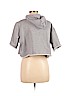 Avec Les Filles 100% Cotton Gray Pullover Hoodie Size M - photo 2