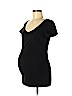 Bump Start by Motherhood Maternity Black Short Sleeve T-Shirt Size M - photo 1
