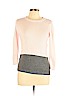 Ann Taylor LOFT Outlet 100% Cotton Pink Pullover Sweater Size L (petite) - photo 1