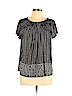 Style&Co Black Short Sleeve Top Size L (petite) - photo 1