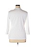 Chaps 100% Cotton White 3/4 Sleeve Henley Size XL - photo 2