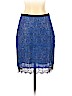 Sachin + Babi 100% Silk Blue Silk Skirt Size 0 - photo 1