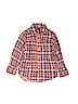 Baby Gap 100% Cotton Orange Long Sleeve Button-Down Shirt Size 4 - photo 1