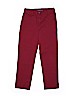 Lands' End 100% Cotton Burgundy Khakis Size 8 - photo 1