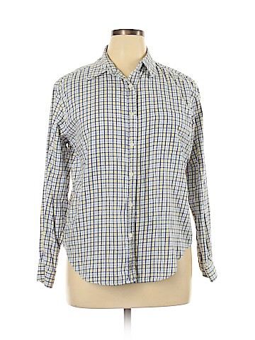 Evan Picone Long Sleeve Button-Down Shirt (view 1)