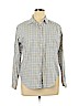 Evan Picone 100% Cotton White Long Sleeve Button-Down Shirt Size 16 - photo 1