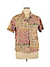 Jamaica Bay Tan Short Sleeve Button-Down Shirt Size XL - photo 1