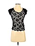 Jacob 100% Viscose Black Short Sleeve Top Size S (petite) - photo 1