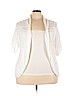 Ellen Weaver 100% Acrylic Ivory Cardigan Size 3X - photo 1