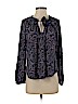Lucky Brand Purple Long Sleeve Blouse Size M - photo 1