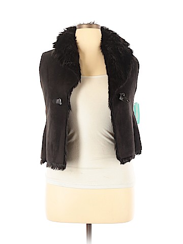 Copper Key Faux Fur Vest (view 1)
