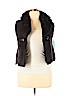 Copper Key 100% Polyester Black Faux Fur Vest Size 14 - 16 - photo 1