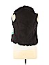Copper Key 100% Polyester Black Faux Fur Vest Size 14 - 16 - photo 2