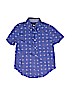 Chaps 100% Cotton Blue Short Sleeve Button-Down Shirt Size 4/4T - photo 1
