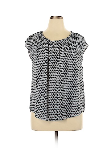 LC Lauren Conrad Short Sleeve Blouse (view 1)