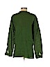 Zara 100% Linen Green Long Sleeve Top Size S - photo 2