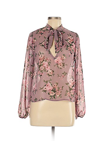 Charlotte Russe Long Sleeve Blouse (view 1)