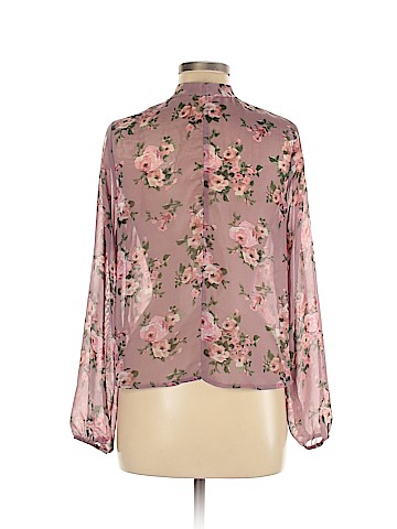 Charlotte Russe Long Sleeve Blouse (view 2)