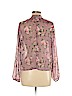 Charlotte Russe 100% Polyester Pink Long Sleeve Blouse Size M - photo 2