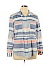 Faded Glory 100% Cotton Blue Long Sleeve Button-Down Shirt Size 16 - photo 1