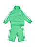 Adidas 100% Polyester Green Track Jacket 9-12 MO / 12 MO - photo 1