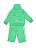 Adidas 100% Polyester Green Track Jacket 9-12 MO / 12 MO - photo 2
