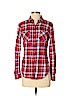 Mossimo Supply Co. 100% Cotton Red Long Sleeve Button-Down Shirt Size S - photo 1