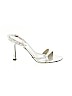Nine West Silver Heels Size 6 - photo 1
