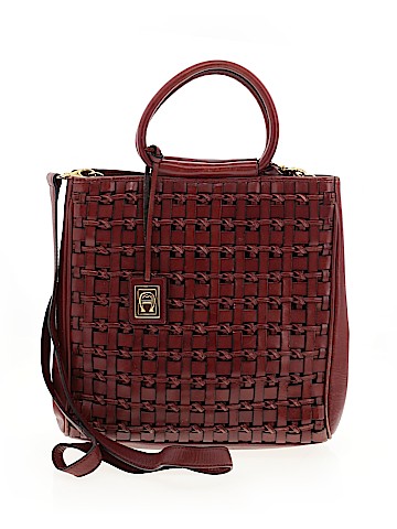 Etienne Aigner Leather Satchel (view 1)