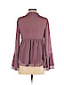 Arizona Jean Company 100% Polyester Purple Long Sleeve Blouse Size S - photo 2