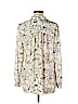 H&M 100% Polyester Ivory Long Sleeve Blouse Size 8 - photo 2