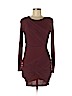 Alice + Olivia Burgundy Cocktail Dress Size 6 - photo 1