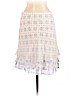 H Hilfiger 100% Silk Ivory Silk Skirt Size 6 - photo 2