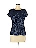 Charter Club 100% Cotton Blue Short Sleeve Top Size M (petite) - photo 1