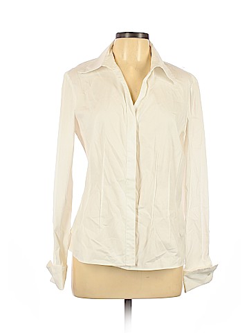 Lafayette 148 New York Long Sleeve Button-Down Shirt (view 1)
