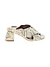 Mercedes Castillo 100% Leather Ivory Heels Size EU 36 1/2 - photo 1