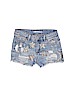 Tractr Blue Denim Shorts Size 10 - photo 1