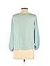 Mossimo 100% Polyester Blue 3/4 Sleeve Blouse Size S - photo 2