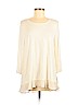 Ellen Tracy Ivory 3/4 Sleeve Top Size L - photo 1