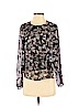 Ann Taylor LOFT 100% Polyester Black Long Sleeve Blouse Size S (petite) - photo 1