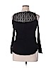 Rewind 100% Rayon Black Long Sleeve Blouse Size XL - photo 2