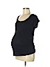 Liz Lange Maternity for Target Black Short Sleeve T-Shirt Size L - photo 1