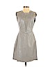Valentina Shah 100% Leather Gray Cocktail Dress Size 4 - photo 1