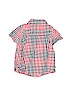 Baby Gap 100% Cotton Burgundy Short Sleeve Button-Down Shirt Size 6-12 mo - photo 2