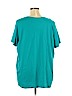 Woman Within 100% Cotton Blue Short Sleeve T-Shirt Size 1X - photo 2