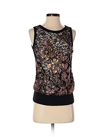 Badgley Mischka Silk Pullover Sweater (view 1)