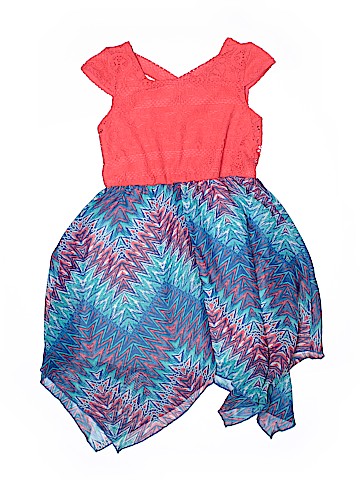 Pink & Violet Dress (view 1)