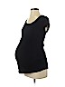 Liz Lange Maternity for Target 100% Cotton Black Short Sleeve T-Shirt Size S - photo 1